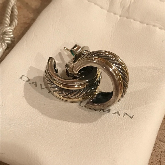 David Yurman Jewelry - David Yurman Cable Collectibles Hoop Earrings